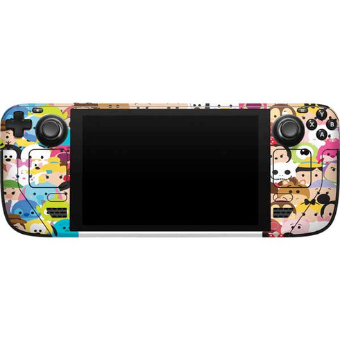 Disney Tsum Tsum Close up Characters Steam Deck Handheld Gaming Computer Skin